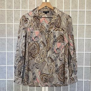 Tommy Hilfiger PJ style paisley shirt